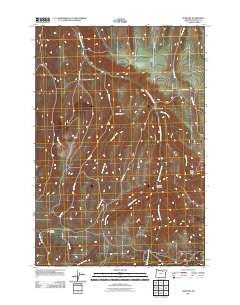 Gurdane Oregon Historical topographic map, 1:24000 scale, 7.5 X 7.5 Minute, Year 2011