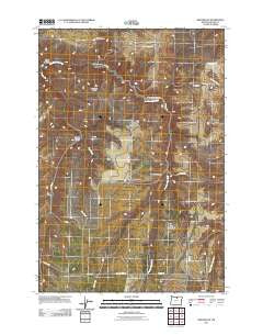 Gwendolen Oregon Historical topographic map, 1:24000 scale, 7.5 X 7.5 Minute, Year 2011