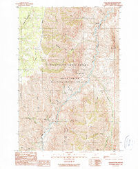 Haas Hollow Oregon Historical topographic map, 1:24000 scale, 7.5 X 7.5 Minute, Year 1990