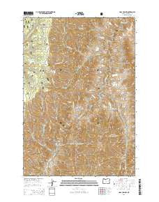 Haas Hollow Oregon Current topographic map, 1:24000 scale, 7.5 X 7.5 Minute, Year 2014