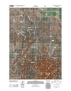 Hager Mountain Oregon Historical topographic map, 1:24000 scale, 7.5 X 7.5 Minute, Year 2011