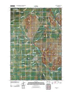 Haines Oregon Historical topographic map, 1:24000 scale, 7.5 X 7.5 Minute, Year 2011