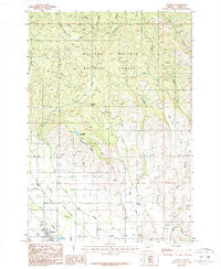 Halfway Oregon Historical topographic map, 1:24000 scale, 7.5 X 7.5 Minute, Year 1987