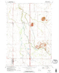 Halsey Oregon Historical topographic map, 1:24000 scale, 7.5 X 7.5 Minute, Year 1969