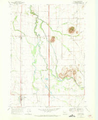Halsey Oregon Historical topographic map, 1:24000 scale, 7.5 X 7.5 Minute, Year 1969