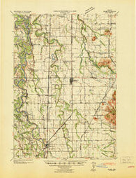 Halsey Oregon Historical topographic map, 1:62500 scale, 15 X 15 Minute, Year 1941