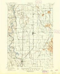 Halsey Oregon Historical topographic map, 1:62500 scale, 15 X 15 Minute, Year 1912