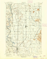 Halsey Oregon Historical topographic map, 1:62500 scale, 15 X 15 Minute, Year 1912