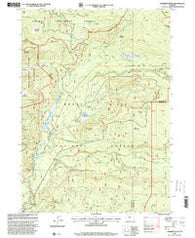Hamaker Butte Oregon Historical topographic map, 1:24000 scale, 7.5 X 7.5 Minute, Year 1997