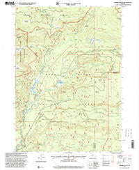 Hamaker Butte Oregon Historical topographic map, 1:24000 scale, 7.5 X 7.5 Minute, Year 1997