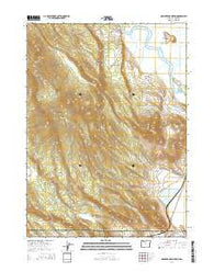 Hamaker Mountain Oregon Current topographic map, 1:24000 scale, 7.5 X 7.5 Minute, Year 2014