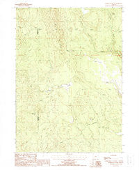 Hamelton Butte Oregon Historical topographic map, 1:24000 scale, 7.5 X 7.5 Minute, Year 1988