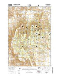 Hamilton Oregon Current topographic map, 1:24000 scale, 7.5 X 7.5 Minute, Year 2014
