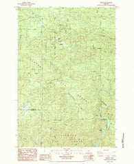 Hamlet Oregon Historical topographic map, 1:24000 scale, 7.5 X 7.5 Minute, Year 1984
