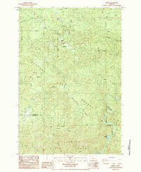 Hamlet Oregon Historical topographic map, 1:24000 scale, 7.5 X 7.5 Minute, Year 1984