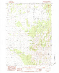 Hampton Butte Oregon Historical topographic map, 1:24000 scale, 7.5 X 7.5 Minute, Year 1983