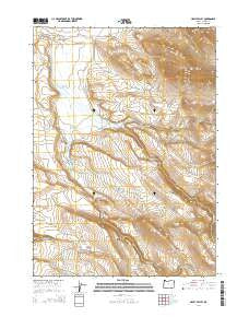 Happy Valley Oregon Current topographic map, 1:24000 scale, 7.5 X 7.5 Minute, Year 2014