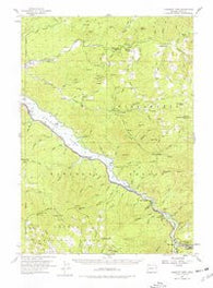 Hardesty Mtn Oregon Historical topographic map, 1:62500 scale, 15 X 15 Minute, Year 1955