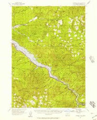 Hardesty Mtn Oregon Historical topographic map, 1:62500 scale, 15 X 15 Minute, Year 1955