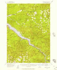 Hardesty Mtn Oregon Historical topographic map, 1:62500 scale, 15 X 15 Minute, Year 1955