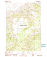 Harl Butte Oregon Historical topographic map, 1:24000 scale, 7.5 X 7.5 Minute, Year 1990