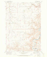 Harmony Oregon Historical topographic map, 1:24000 scale, 7.5 X 7.5 Minute, Year 1971