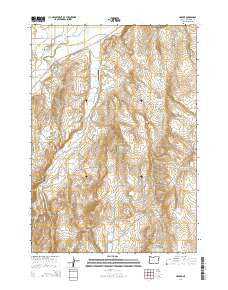 Harper Oregon Current topographic map, 1:24000 scale, 7.5 X 7.5 Minute, Year 2014