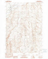Harper Oregon Historical topographic map, 1:24000 scale, 7.5 X 7.5 Minute, Year 1990