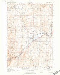Harper Oregon Historical topographic map, 1:62500 scale, 15 X 15 Minute, Year 1966