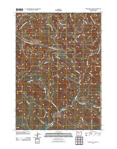 Harrington Creek Oregon Historical topographic map, 1:24000 scale, 7.5 X 7.5 Minute, Year 2011