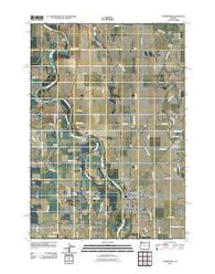 Harrisburg Oregon Historical topographic map, 1:24000 scale, 7.5 X 7.5 Minute, Year 2011