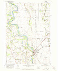 Harrisburg Oregon Historical topographic map, 1:24000 scale, 7.5 X 7.5 Minute, Year 1969