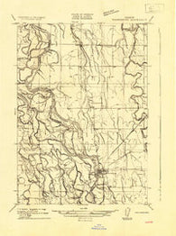 Harrisburg Oregon Historical topographic map, 1:31680 scale, 7.5 X 7.5 Minute, Year 1909