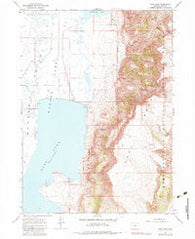 Hart Lake Oregon Historical topographic map, 1:24000 scale, 7.5 X 7.5 Minute, Year 1967