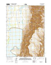 Hart Lake Oregon Current topographic map, 1:24000 scale, 7.5 X 7.5 Minute, Year 2014