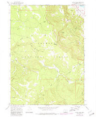 Harvey Creek Oregon Historical topographic map, 1:24000 scale, 7.5 X 7.5 Minute, Year 1966