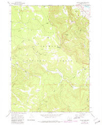 Harvey Creek Oregon Historical topographic map, 1:24000 scale, 7.5 X 7.5 Minute, Year 1966