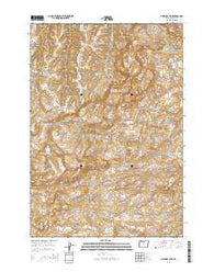 Hastings Peak Oregon Current topographic map, 1:24000 scale, 7.5 X 7.5 Minute, Year 2014