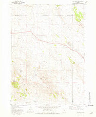 Hat Butte Oregon Historical topographic map, 1:24000 scale, 7.5 X 7.5 Minute, Year 1981