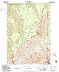 Hat Point Oregon Historical topographic map, 1:24000 scale, 7.5 X 7.5 Minute, Year 1995