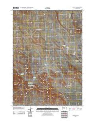 Hat Butte Oregon Historical topographic map, 1:24000 scale, 7.5 X 7.5 Minute, Year 2011