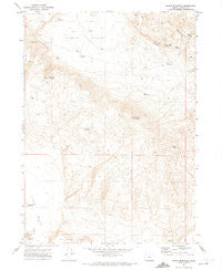 Hawks Mountain Oregon Historical topographic map, 1:24000 scale, 7.5 X 7.5 Minute, Year 1971