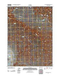 Hawks Mountain Oregon Historical topographic map, 1:24000 scale, 7.5 X 7.5 Minute, Year 2011