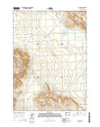 Hay Lake Oregon Current topographic map, 1:24000 scale, 7.5 X 7.5 Minute, Year 2014