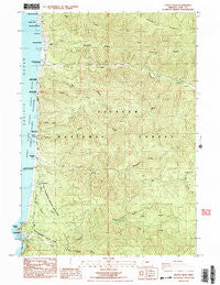 Heceta Head Oregon Historical topographic map, 1:24000 scale, 7.5 X 7.5 Minute, Year 1984