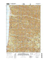Heceta Head Oregon Current topographic map, 1:24000 scale, 7.5 X 7.5 Minute, Year 2014