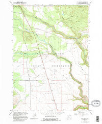 Hehe Butte Oregon Historical topographic map, 1:24000 scale, 7.5 X 7.5 Minute, Year 1962