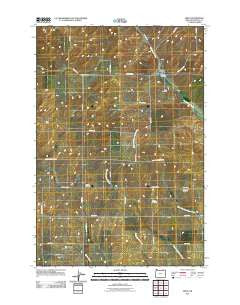 Helix Oregon Historical topographic map, 1:24000 scale, 7.5 X 7.5 Minute, Year 2011