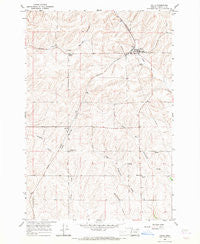 Helix Oregon Historical topographic map, 1:24000 scale, 7.5 X 7.5 Minute, Year 1966