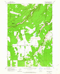 Henkle Butte Oregon Historical topographic map, 1:24000 scale, 7.5 X 7.5 Minute, Year 1962